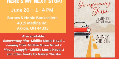 Join me at my book signing for TRANSFORMING TESSA and my other books!