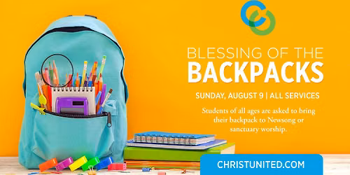 Blessing of the Backpacks