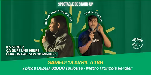 Spectacle de stand up - 30\/30 Mateo Chelmy & Richard tout simplement