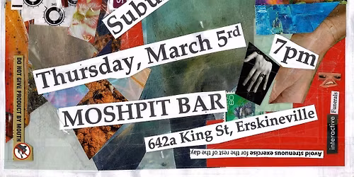 Balkan Grill, Suburban Bukowskis & Delusions Of Grandeur @ MoshPit