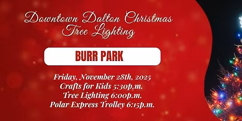 Downtown Dalton Christmas Tree Lighting