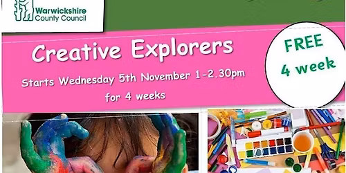 Creative Explorers (aged 2-5 years)