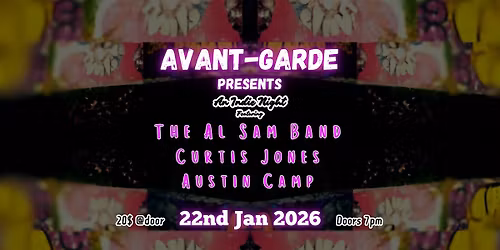 Indie Night at Avant-Garde: Curtis Jones, Al Sam Band & Austin Camp