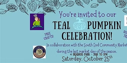Teal Pumpkin  Celebration & Last Day of South End Community Market