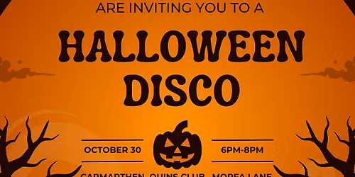 Carmarthen Quins Under 9s Fundraising  Halloween Disco