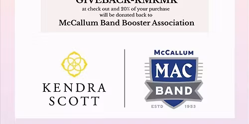 MacBand Holiday Concert & Shopping with Kendra Scott