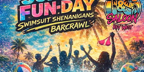Sunday Fun-Day Swimsuit Shenanigans Bar Crawl
