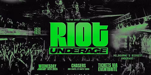 Riot Underage \u2022 January 14th 2026