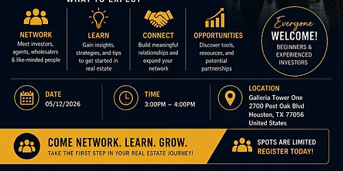 Getting Started in Real Estate \u2013 Networking Event