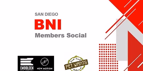 San Diego BNI Member Social at Embolden Beer Company