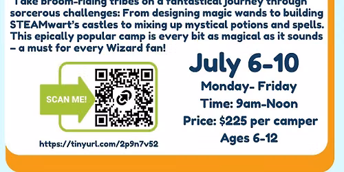 Wizardry Camp at Southeast Regional Library