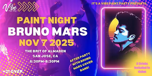Bruno Mars Paint Night