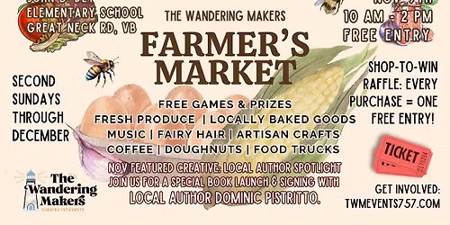TWM Farmers Market - Second Sundays at John B. Dey Elementary School