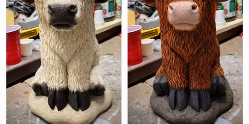 Concrete Porch Statue