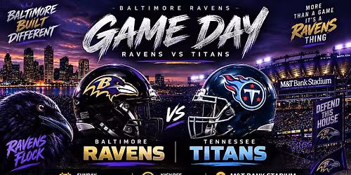 UMD - Baltimore Ravens vs Tennessee Titans Game Day