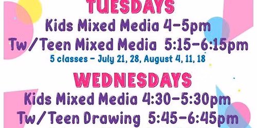 Summer Night Art Classes