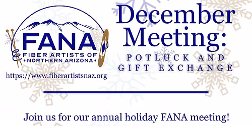 December 13th meeting-Potluck and Gift Exchange
