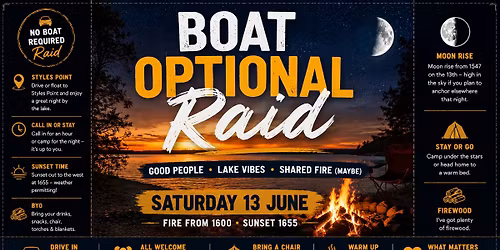 Boat Optional Raid - June 13th (Styles Point, Rathmines)