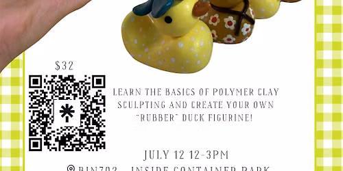 Sip n sculpt polymer clay sculpting workshop arts and crafts workshop