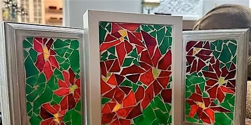 Mosaic Poinsettia Box
