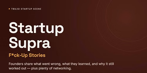 Startup Supra: F*ck-Up Stories