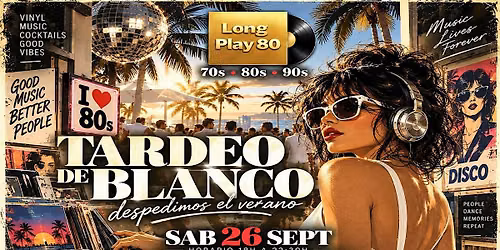 Tardeo de blanco Long Play 80 en NIX Barcelona