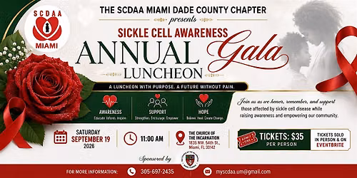 SCDAA Miami Sickle Cell Awareness Gala Luncheon