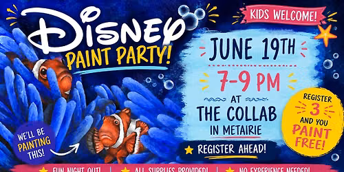 Disney Night Paint Party — The Collab Metairie