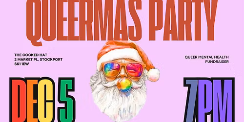 A cosy festive fundraiser of, queer joy, chosen family, queer mental health