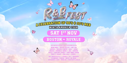 R&B Fest Is Coming To Boston!