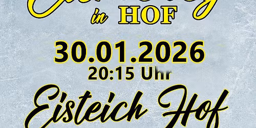 SV HOF vs. N\u00fcrnberg Hurricans \/ Ligaeishockey in Hof