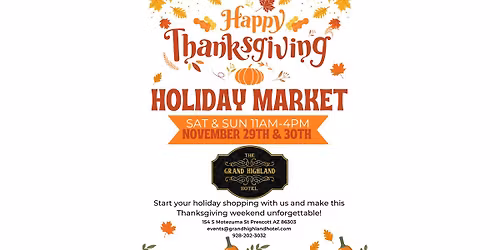 Thanksgiving Holiday Market