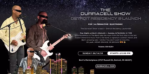 POP DETROIT CONCERT (The Durracell SHOW Residency 2)