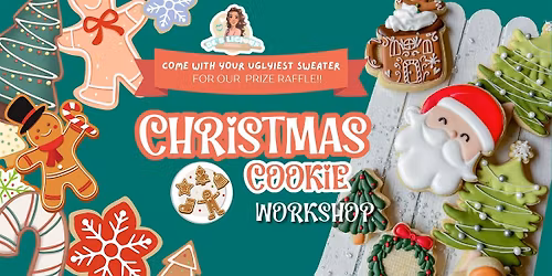 Christmas Cookie Decorating Workshop! Brookline MA, Sugar Cookie Class