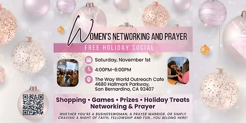 Women's Networking & Prayer Holiday Social