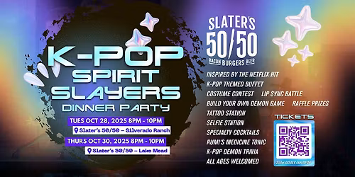 \u26a1 K-Pop Spirit Slaters: An Immersive Fandom Dinner Party - Silverado Ranch