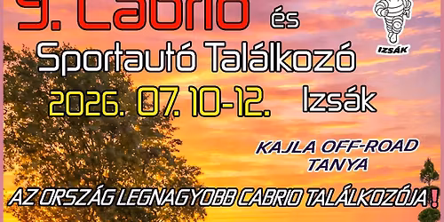 9. CABRIO \u00c9S SPORTAUT\u00d3 TAL\u00c1LKOZ\u00d3 IZS\u00c1K