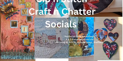 Copy of Copy of Sip 'n' Stitch - Craft 'n' Chatter Social, by the water