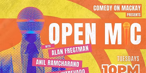 English Standup Comedy Open Mic - Comedy on Mackay