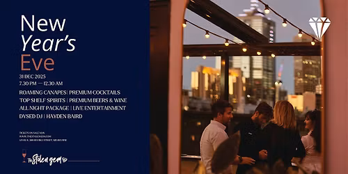 New Years Eve @ The Stolen Gem Rooftop Bar