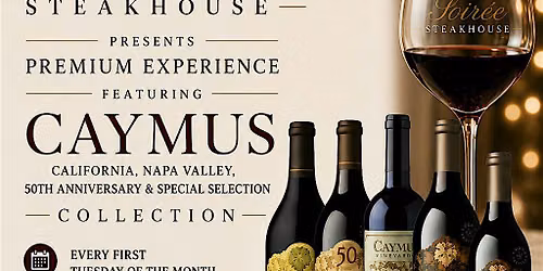 Caymus Five Course Dinner