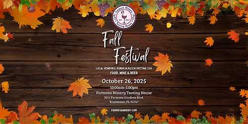 Fall Festival at Formosa Winery Tasting House