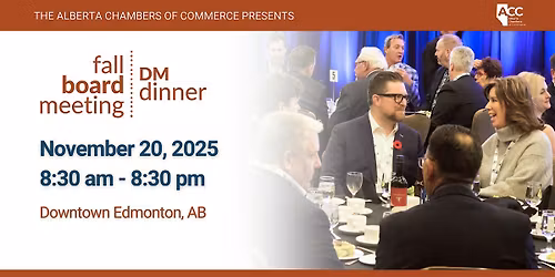 Fall Board Meeting & Deputy Ministers Dinner 2025