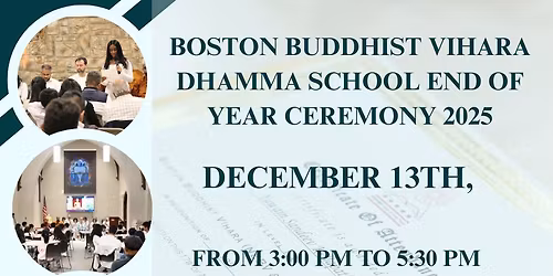 Dhamma School End of Year Ceremony 2025