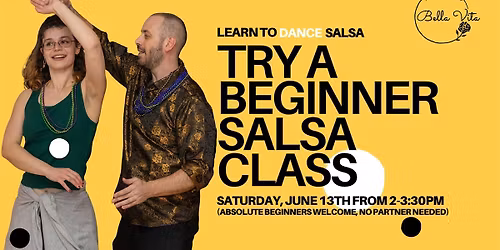 Dip Your Toes Into Salsa Dance! Try A Beginner Salsa Class!