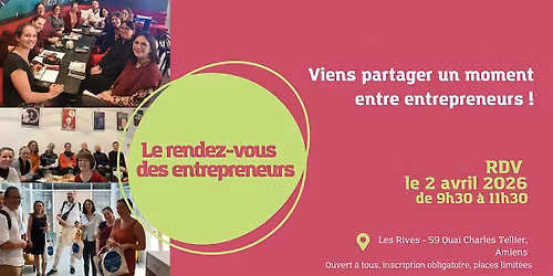 Rendez-vous des entrepreneurs - avril 2026 - 1