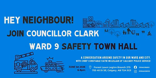 Councillor Clark Ward 9 Safety Town Hall