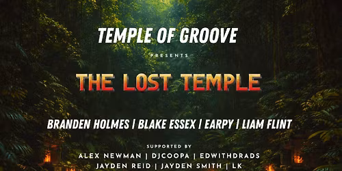 Temple Of Groove Presents: The Lost Temple @SS9 Bar