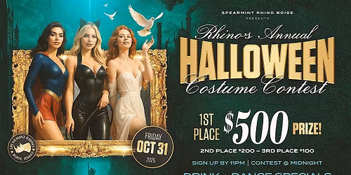 Spearmint Rhino Boise \u2013 Rhino\u2019s Annual Halloween Costume Contest