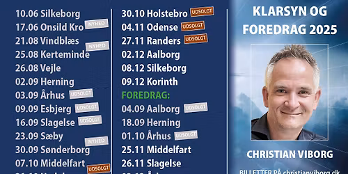 13 januar Klarsyn i Kolding \u2013 i selskab med \u00e5nderne og Christian Viborg